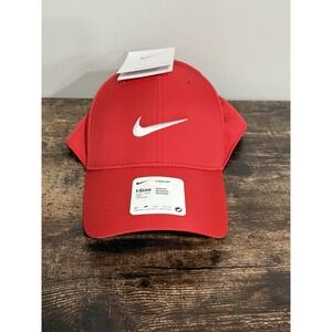 Nike Golf Dri-Fit Legacy 91 Hat Cap Dri Fit‎ Light Adjustable Strapback Red